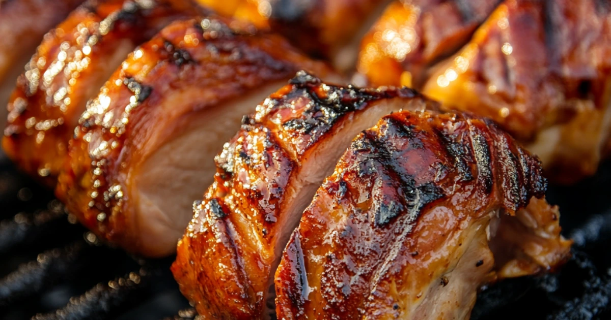 Smoked turkey tails cooked to perfection with a crispy outer layer and tender, flavorful meat inside