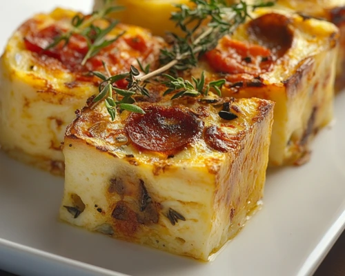 diff between a frittata and a breakfast casserole