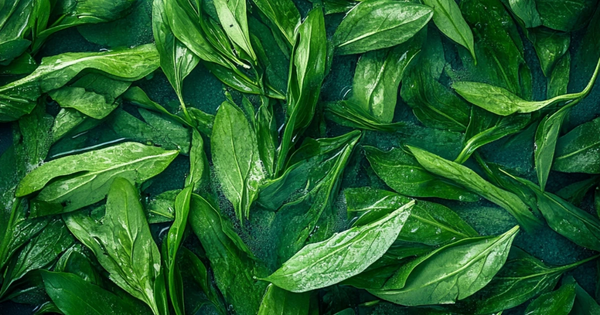 Water spinach, also known as kangkong, featured in a garden or dish, with a focus on its vibrant green leaves