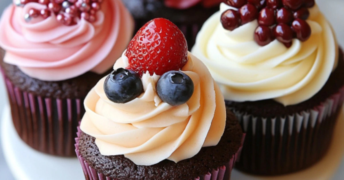 Colorful mini cupcakes topped with sprinkles, perfect for any occasion