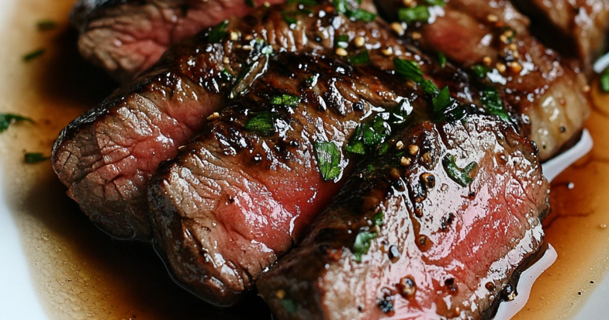 Comparison of chuck eye steak with skirt, flank, and sirloin cuts on a wooden board, showcasing their texture and size differences