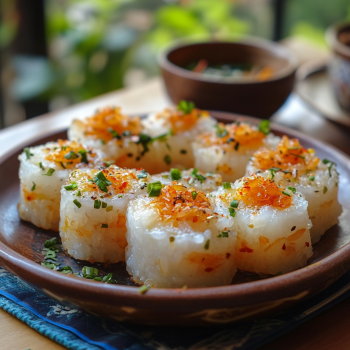 What is rice cake made of