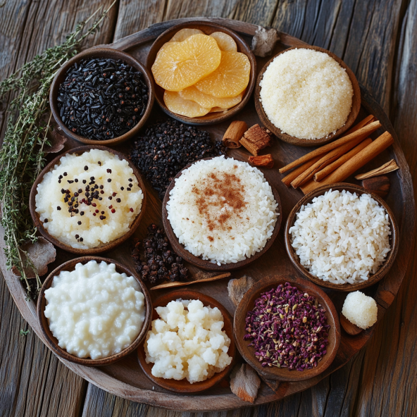 What is rice cake made of