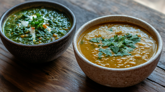 An assortment of fresh, local vegetables and herbs on a rustic wooden table, highlighting their role in creating flavorful dishes