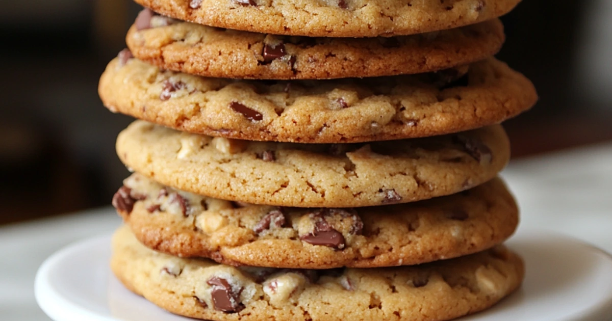Freshly baked Crumbl cookies with gooey centers and golden edges, displayed on a plate