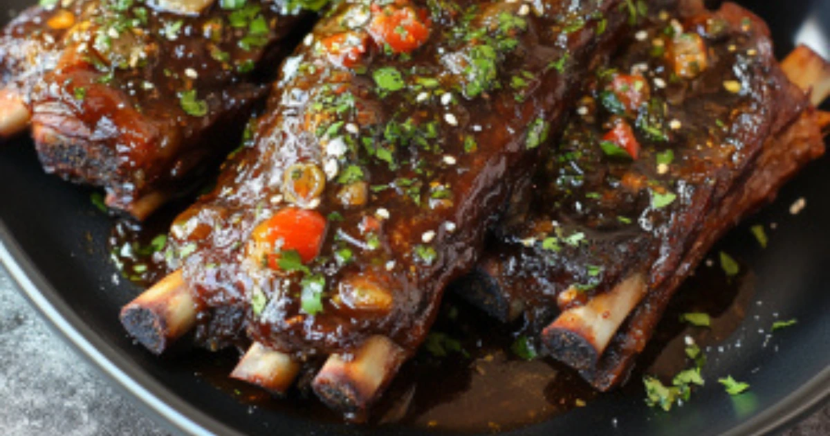 Beef back ribs cooking on the grill, perfectly seasoned and ready for a delicious meal