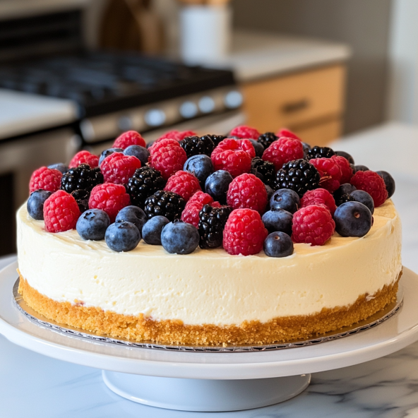 strawberry cheesecake cake recipe